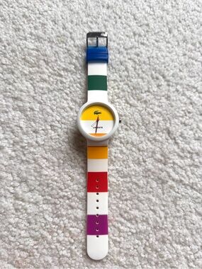 Lacoste Colorful Silicone Strap Watch